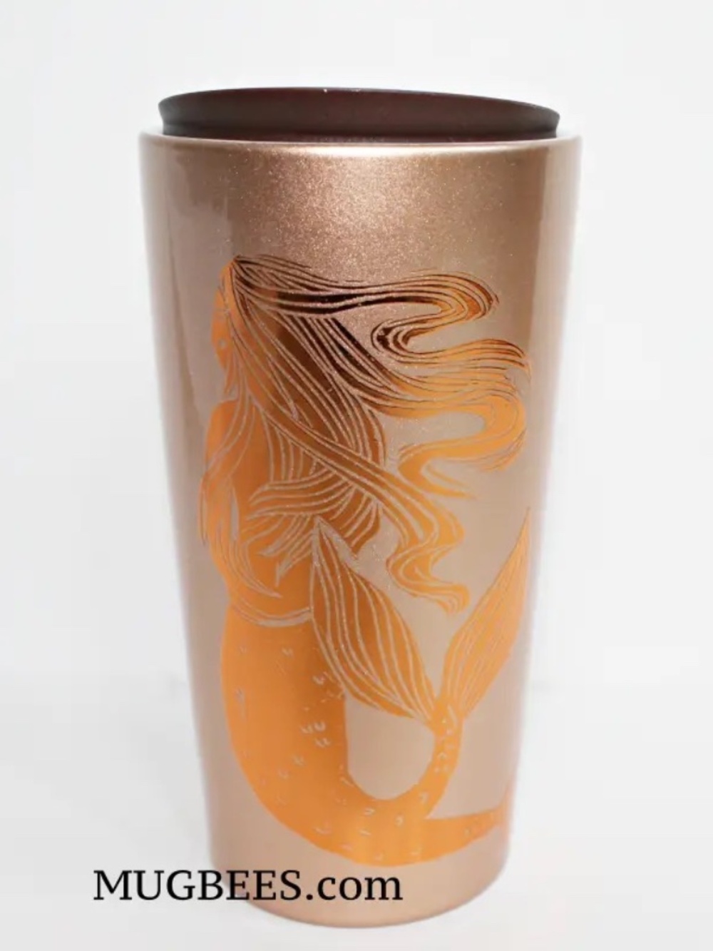 Starbucks Siren Bronze First Store Pike Place Ceramic Tumbler 12oz